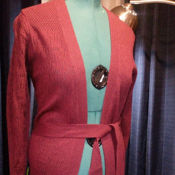 Brooks Brothers Sweaters - NWT Brooks Brothers Merino Wool Lace Knit Cardigan Sz M